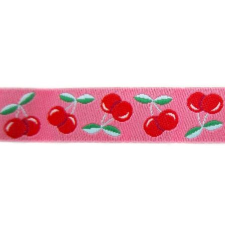Webband "Jolly Cherry Kirschen" (pink/rot)