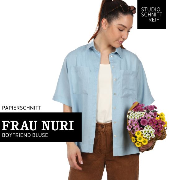 Patron - Blouse pour femme "Frau Nuri" (XS-XXL) de STUDIO SCHNITTREIF (en allemand)