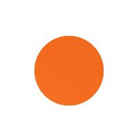 Pressions "Kam Snaps - Cercle" Ø 12.4 mm, lot de 50 (orange)