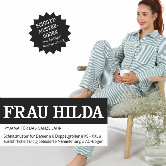 Schnittmuster - Damen Pyjama "Frau Hilda" (Gr. XS-XXL) von STUDIO SCHNITTREIF