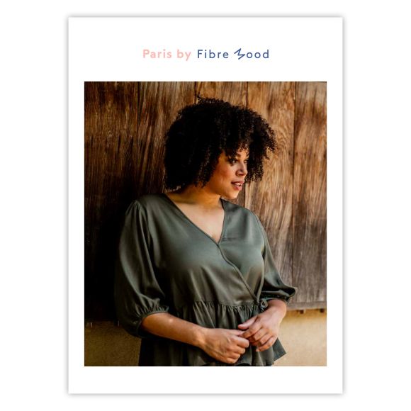 Patron - dame blouse "Paris" (t. 32-58) de Fibre Mood