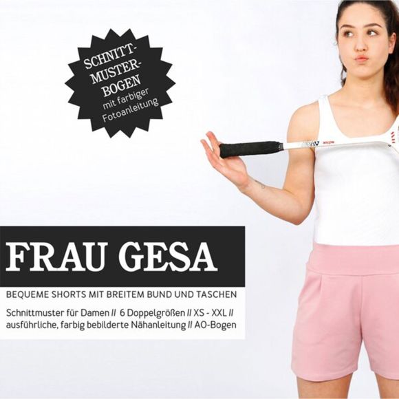 Patron - dame shorts "Frau Gesa" (t. XS-XXL) de STUDIO SCHNITTREIF (en allemand)