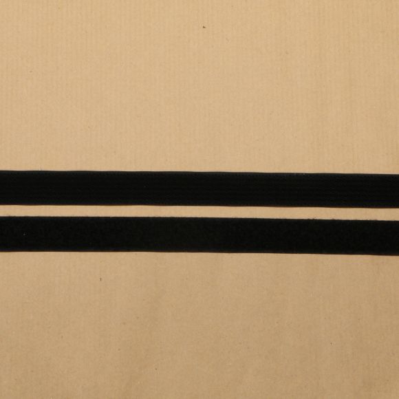 Klettband/Klettverschluss "Haken & Flausch" 10/20/30/40/50/100 mm- Stück à 1 Meter (schwarz)