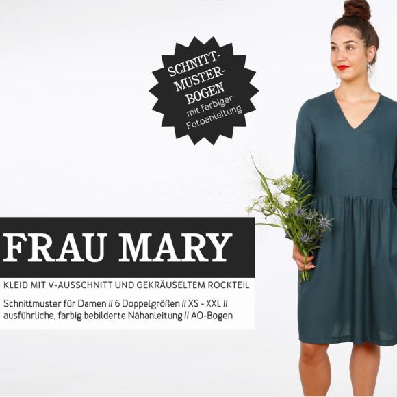 Patron - dame robe "Frau Mary" (t. XS-XXL) de STUDIO SCHNITTREIF (en allemand)