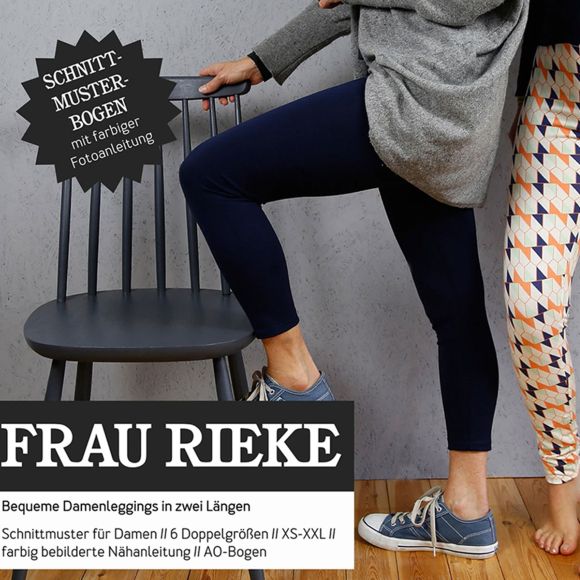 Schnittmuster - Damen Leggings "Frau Rieke" (Gr. XS-XXL) von STUDIO SCHNITTREIF