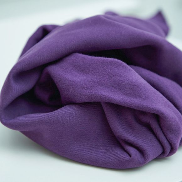 Sweat coton bio "Organic Basic-plum" (violet) de mind the MAKER