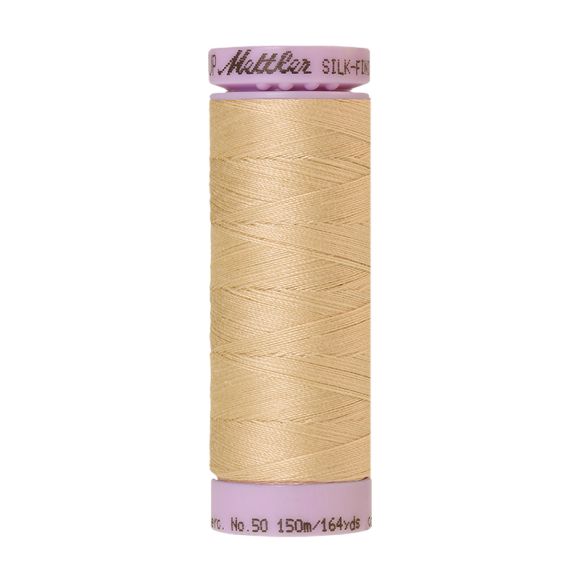 Mettler Näh- & Quiltgarn "Silk-Finish Cotton 50" Spule à 150 m (1000/beige)