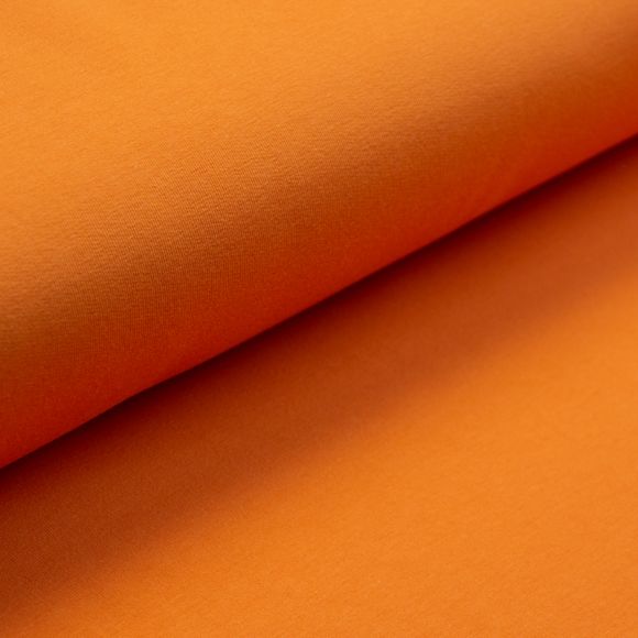Sweat d'été en coton bio - french terry "Nola" (orange clair)