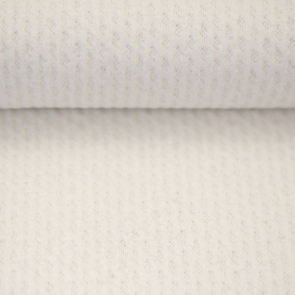 Tissu absorbant bambou/coton - PUL "Alèse - Verona"(offwhite) de SWAFING