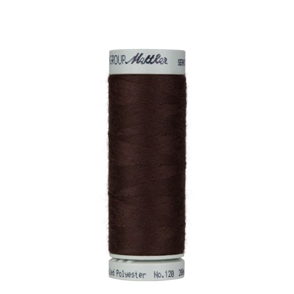 Mettler fil à coudre - fil universel "SERACYCLE®" bobine de 200 m (0428/chocolate)
