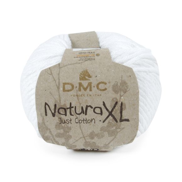 DMC Fil en coton "Natura XL" (01/blanc)