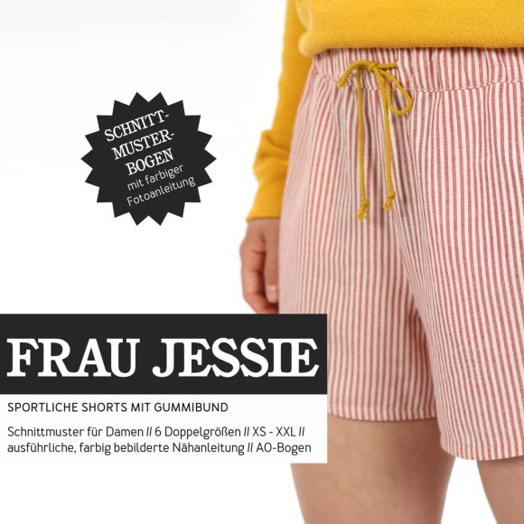 Patron - Short de sport pour femme "Frau Jessie" (XS-XXL) de STUDIO SCHNITTREIF