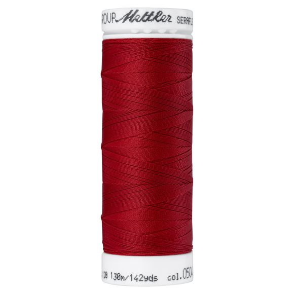 Mettler fil à coudre - extensible "Seraflex" - bobine à 130 m (0504/country red)