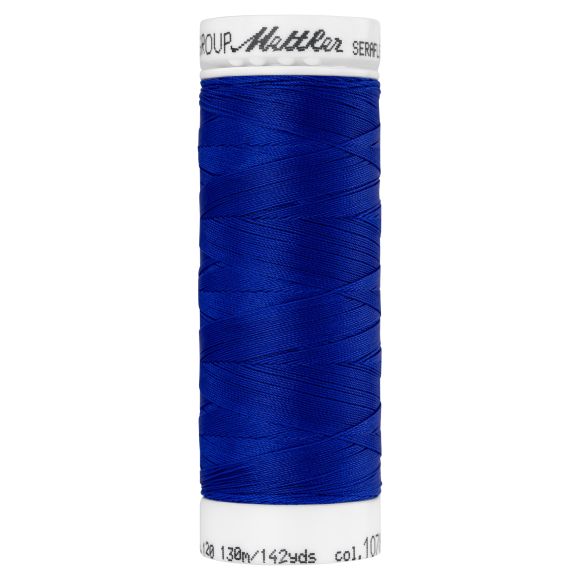 Mettler fil à coudre - extensible "Seraflex" - bobine à 130 m (1078/fire blue)