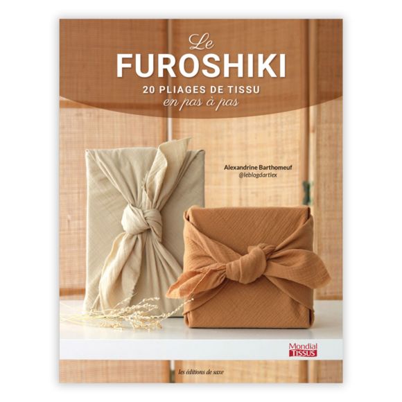 Livre - "Furoshiki: 20 pliages de tissu en pas à pas"
