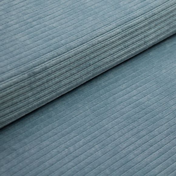 Breitcord Jersey - gerippt (graublau)