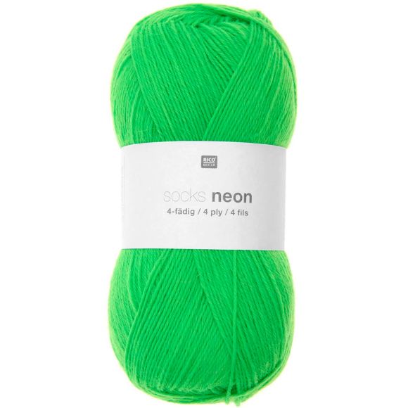 Sockenwolle - Rico Socks Neon (grün)