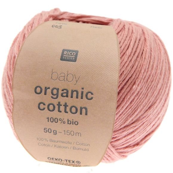 Laine bio - Rico Baby Organic Cotton (vieux rose)