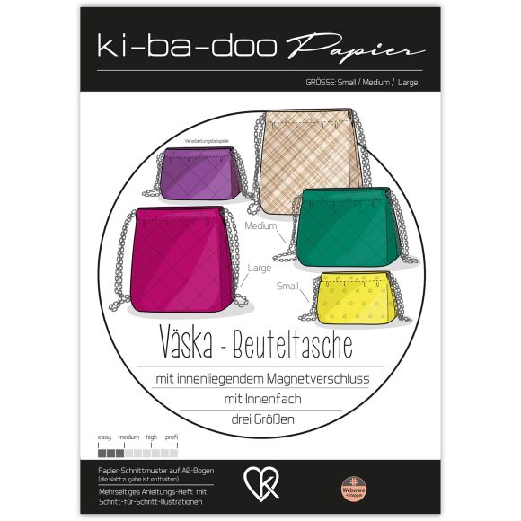 Patron - pochette “Väska" de ki-ba-doo (en allemand)