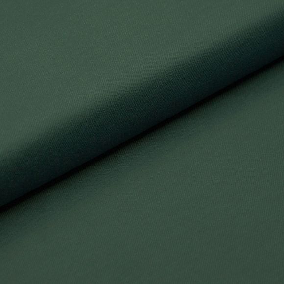 Romanit Jersey Stoff mit Viskose im Twilllool in Grün, ausgerollt und bestellbar als Meterware