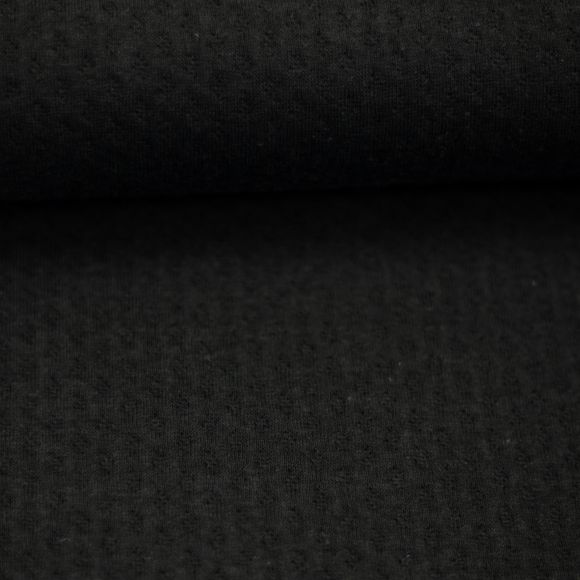 Tissu absorbant bambou/coton - PUL "Alèse - Verona"(noir) de SWAFING
