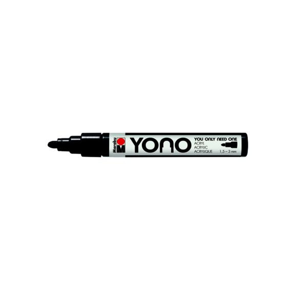 Marabu - feutre acrylique "YONO" 1.5 - 3 mm (073/noir)