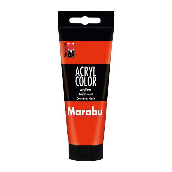 Marabu Acrylfarbe "Acryl Color" 100 ml (006/zinnoberrot)