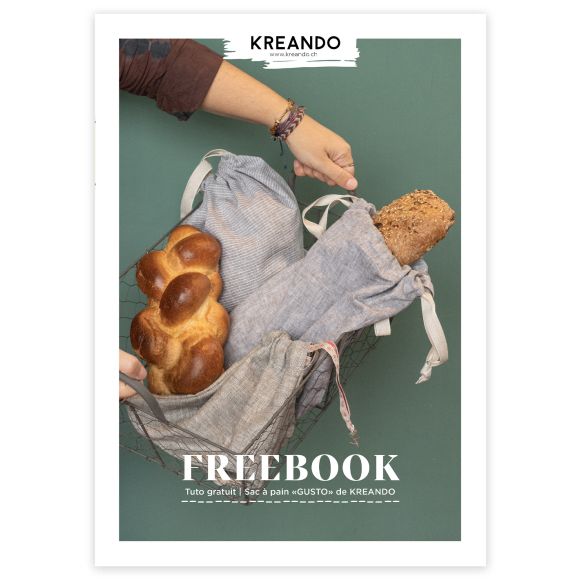 Freebook - Anleitung Brotbeutel "Gusto" von KREANDO (französisch)