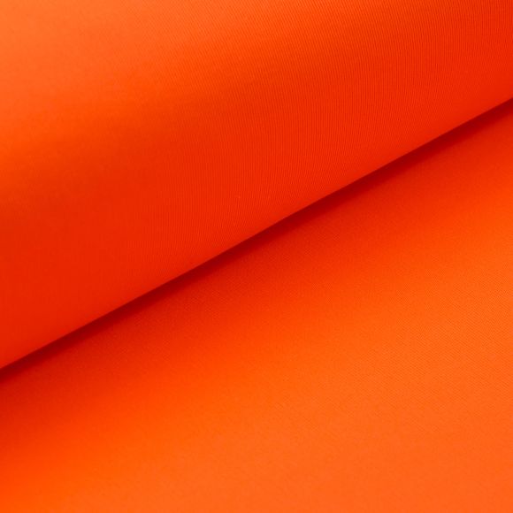 Sweat d'été en coton - french terry "Neon" (orange fluo)