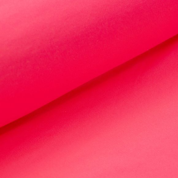 Sweat d'été en coton - french terry "Neon" (rose fluo)