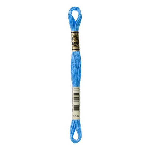 DMC Stickgarn "Mouliné Spécial®" Strang à 8 m - 6 fädig (996/blau)