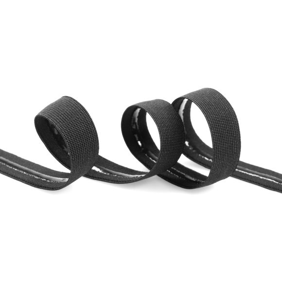 Ruban élastique "Silicone" 20 mm (noir)