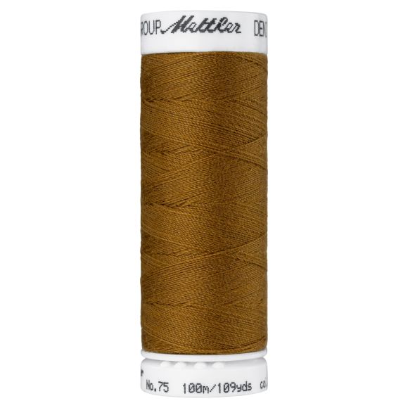 Mettler fil de couture et broderie "Denim Doc®" - bobine de 100 m (1479/brun)