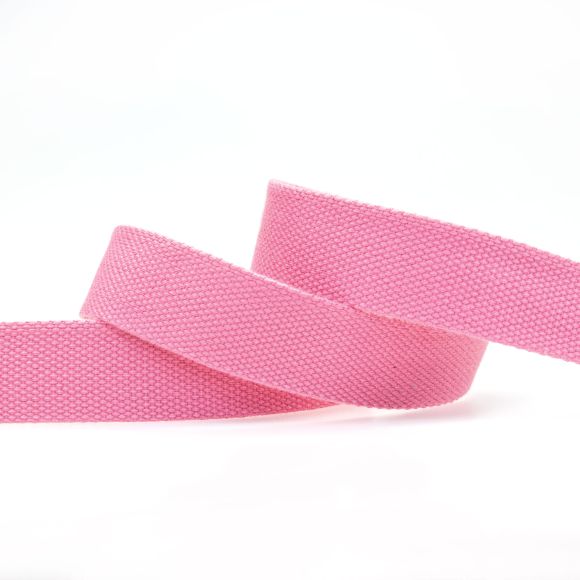Gurtband Baumwolle "Solid" 30/40 mm (rosa)