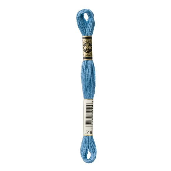 DMC Stickgarn "Mouliné Spécial®" Strang à 8 m - 6 fädig (518/blau)