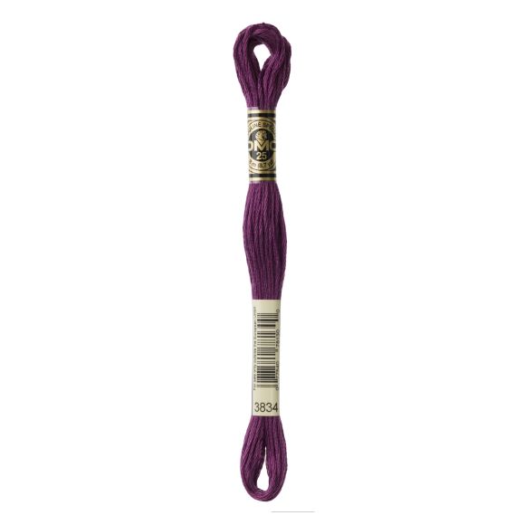 DMC Fil à broder "Mouliné Spécial®" écheveau de 8 m - à 6 brins (3834/violet)