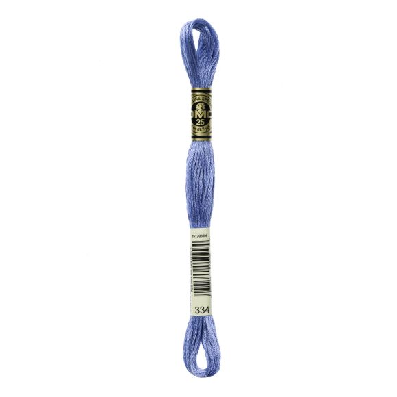 DMC Stickgarn "Mouliné Spécial®" Strang à 8 m - 6 fädig (334/blau)