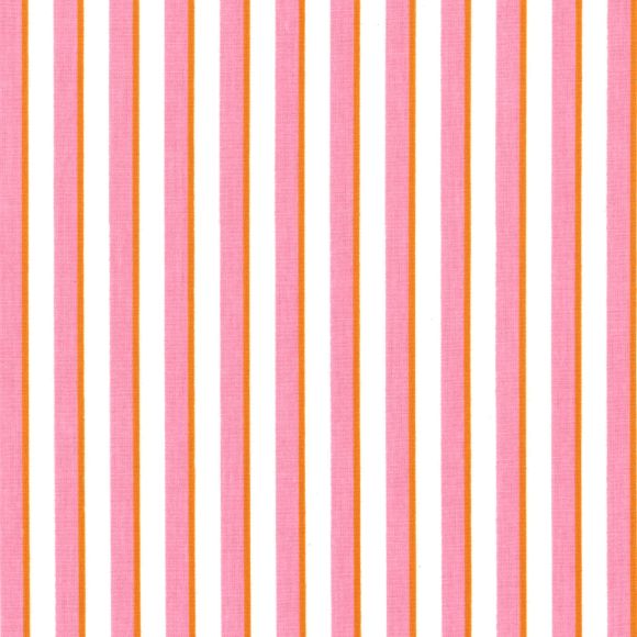 AU Maison Baumwolle "Lines-Pink" (rosa-offwhite/orange)
