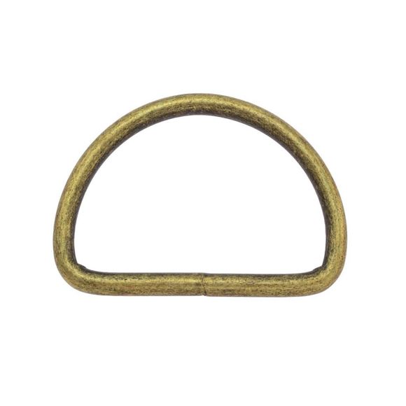 D-Ring "Metall" - 50 mm (messing antik)