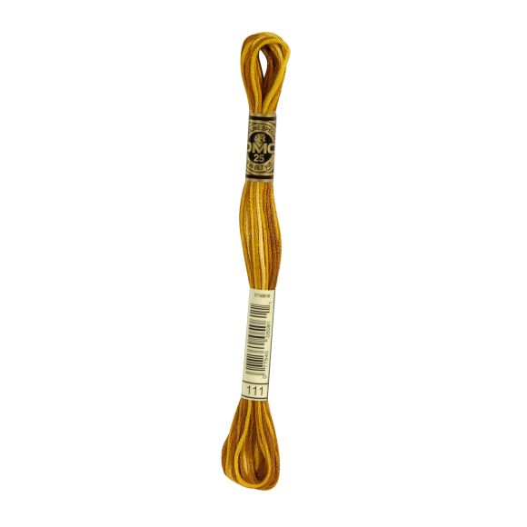DMC Fil à broder "Mouliné Spécial®" écheveau de 8 m - à 6 brins (111/multicolore jaune)