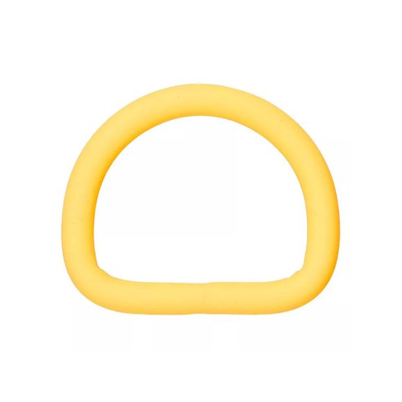 D-Ring Metall - matt beschichtet "Fashion" 25 mm (gelb)