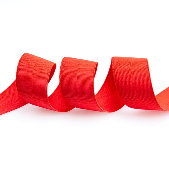 Einfassband - elastisch 30 mm (rot)