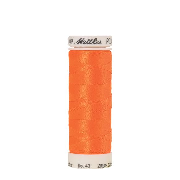 Mettler Quilt- & Stickgarn - glänzend "Poly Sheen" Spule à 200 m (1106/orange)