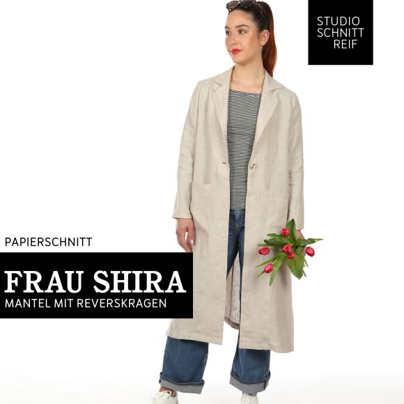 Schnittmuster - Damen Mantel "Frau Shira“ (Gr. XS-XXL) von STUDIO SCHNITTREIF