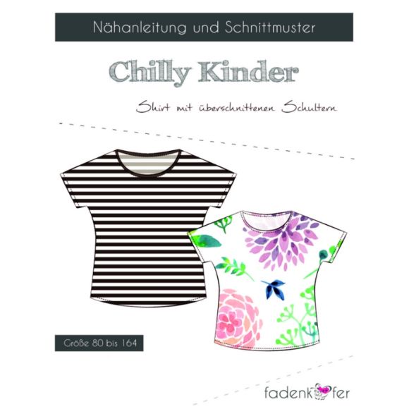 Patron - t-shirt pour enfants "Chilly" (80-164) de fadenkäfer (en allemand)