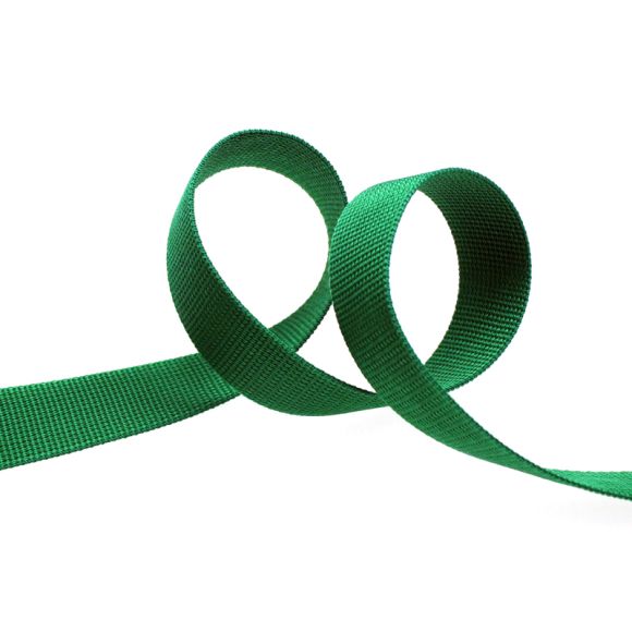 Gurtband Kunststoff "Uni" 30/50 mm - am Meter (grün)