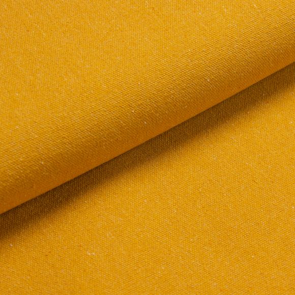 Heavy Canvas Baumwolle “Raw used - mustard" (senfgelb)