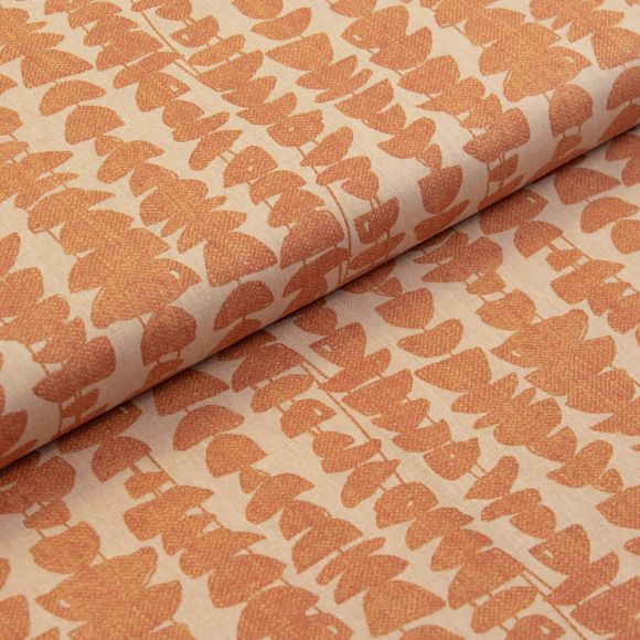 Tissu métis lin/coton "AbstrArt/Stacked Stones" (beige-orange rouille) de ART GALLERY FABRICS