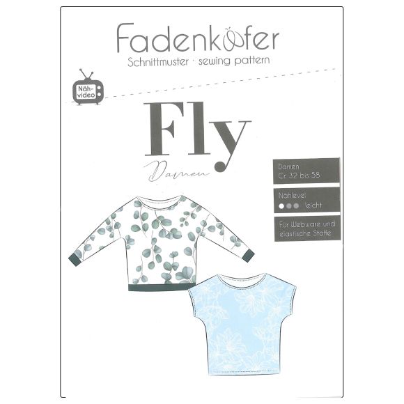 Patron - Shirt pour femmes "Fly" (32-58) de fadenkäfer (en allemand)