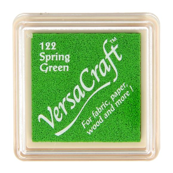 Stempelkissen - klein "VersaCraft" für Textilien (122/spring green) von Tsukineko